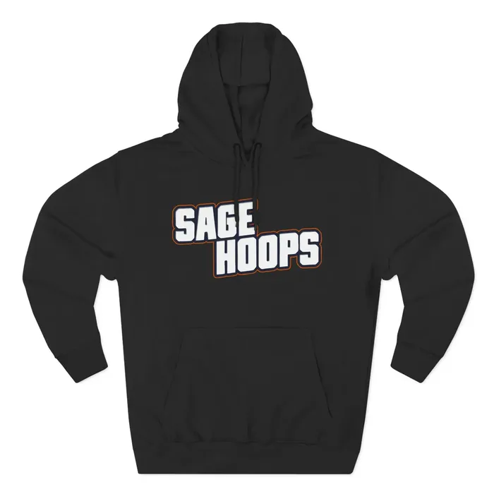 Sage Hoops black hoodie